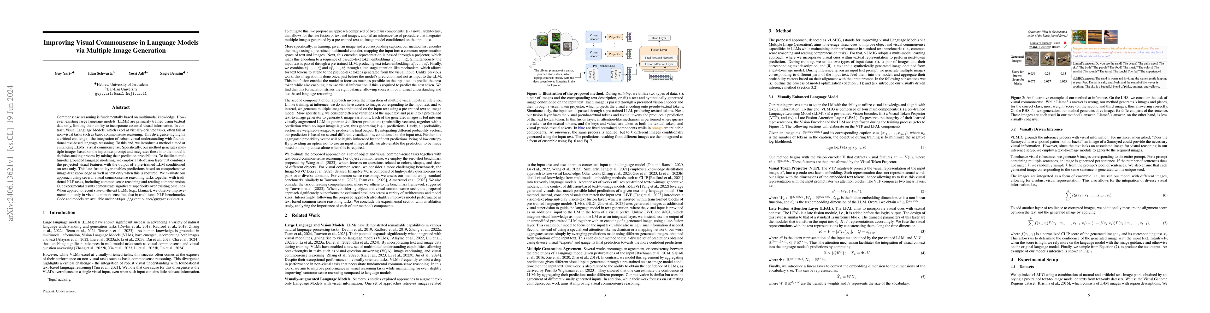 Thumbnail for Improving Visual Commonsense in Language Models via Multiple Image
  Generation