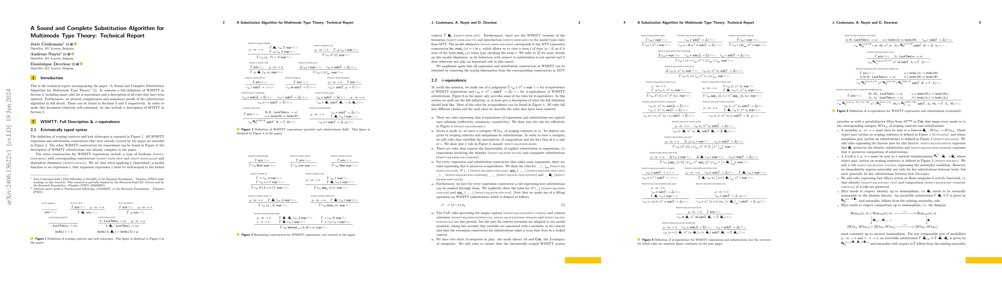 Thumbnail for A Sound and Complete Substitution Algorithm for Multimode Type Theory:
  Technical Report