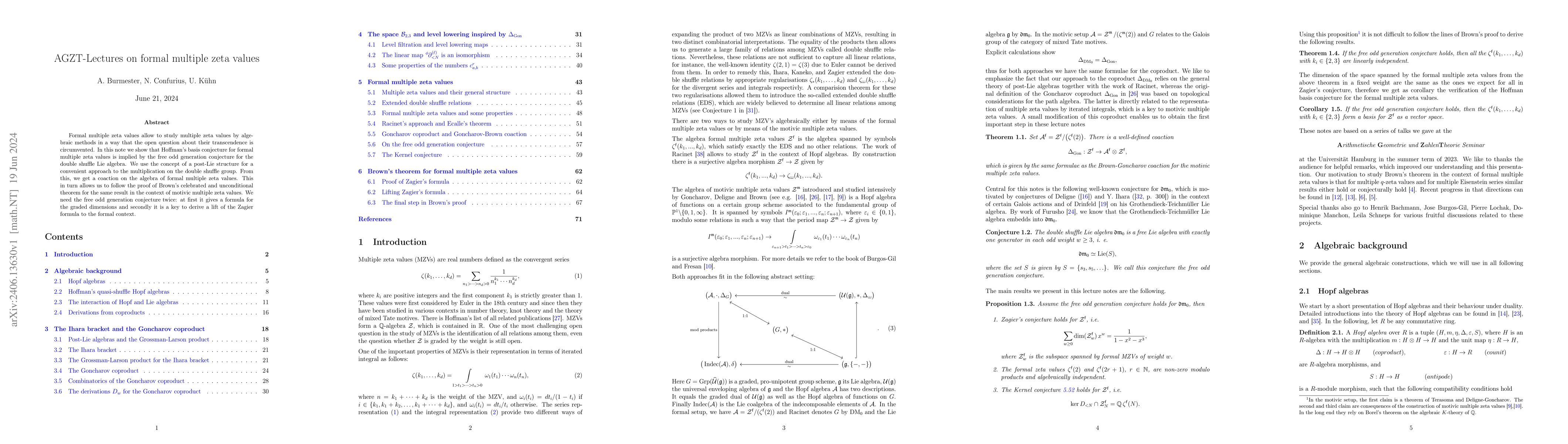Thumbnail for AGZT-Lectures on formal multiple zeta values