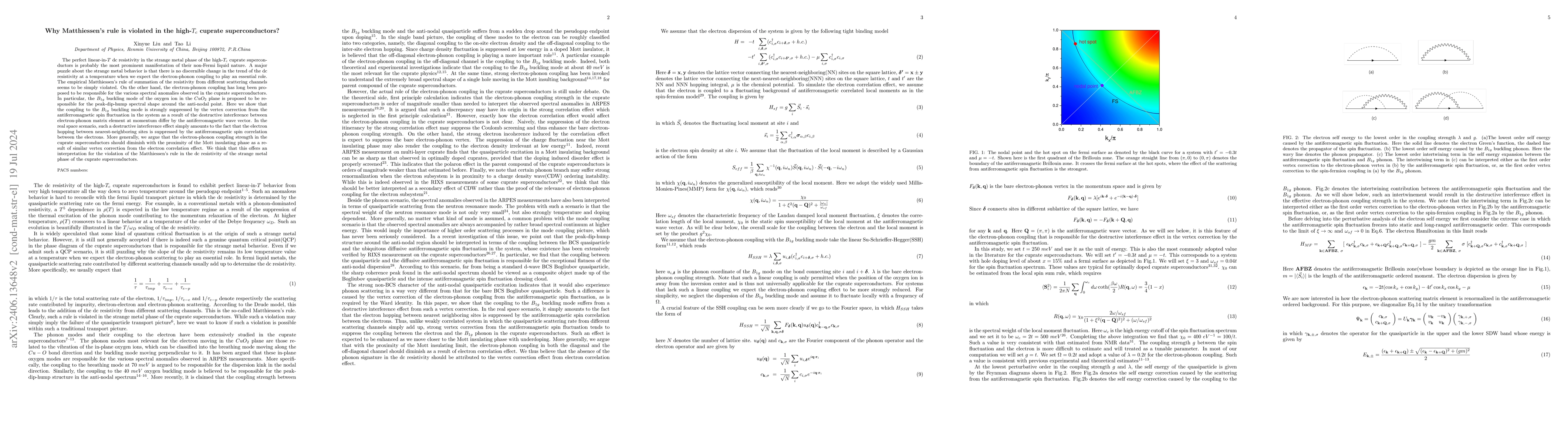 Thumbnail for Why Matthiessen's rule is violated in the high-$T_{c}$ cuprate
  superconductors?