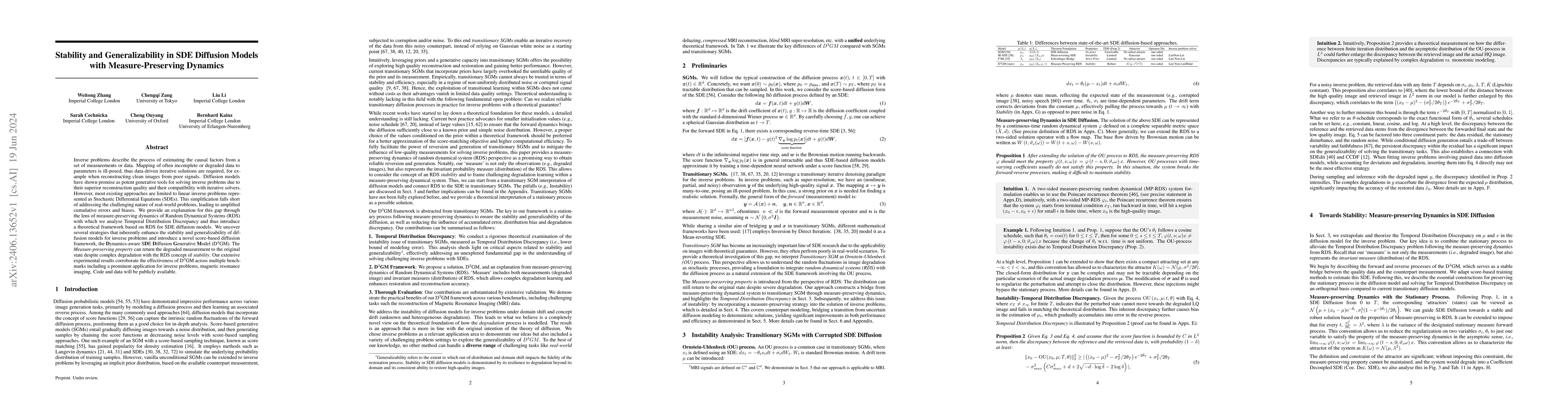 Thumbnail for Stability and Generalizability in SDE Diffusion Models with
  Measure-Preserving Dynamics