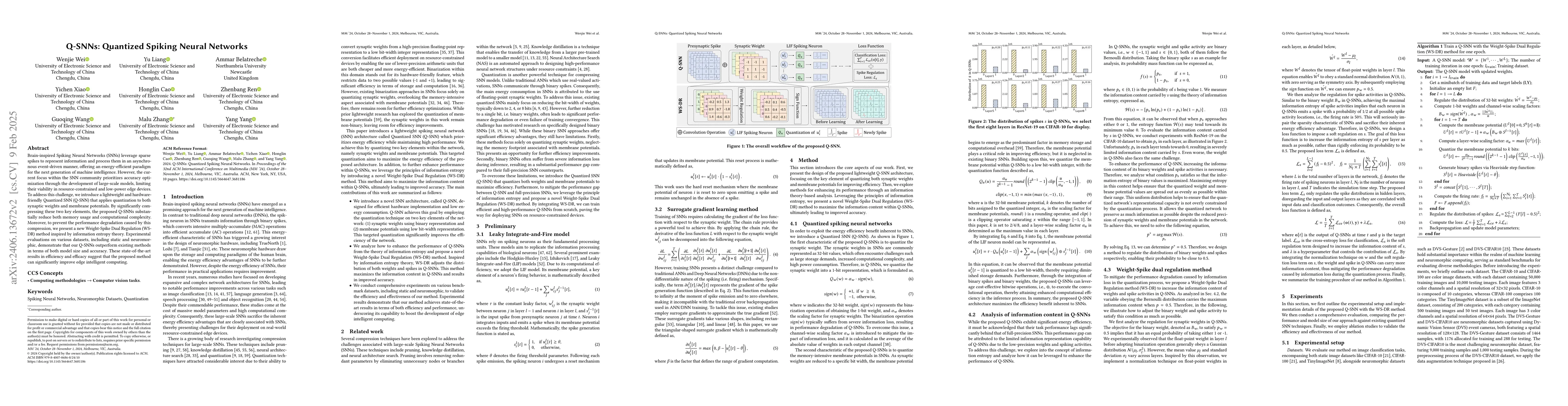 Thumbnail for Q-SNNs: Quantized Spiking Neural Networks