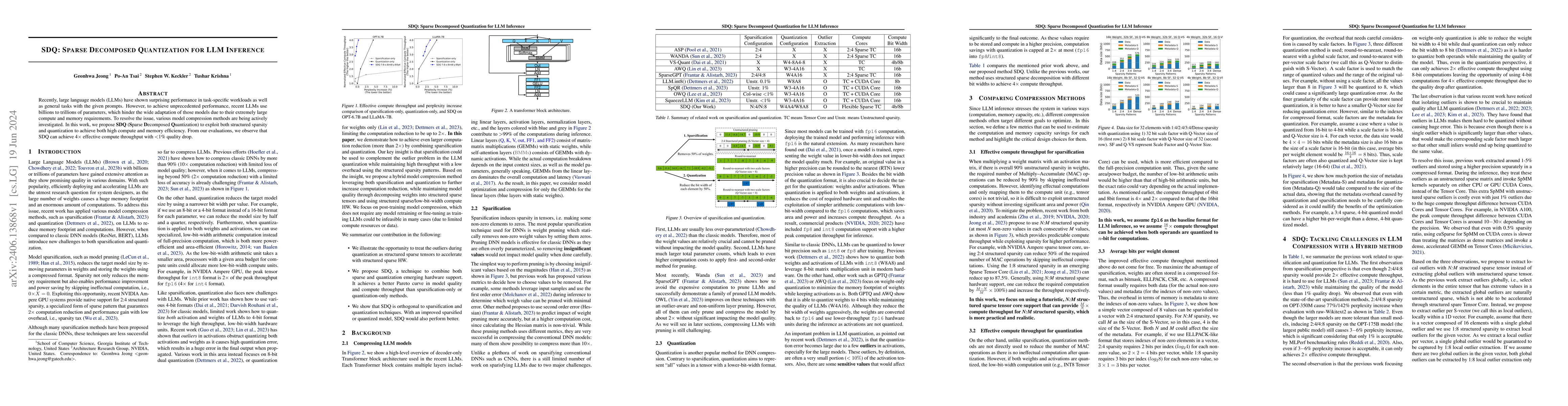 Thumbnail for SDQ: Sparse Decomposed Quantization for LLM Inference