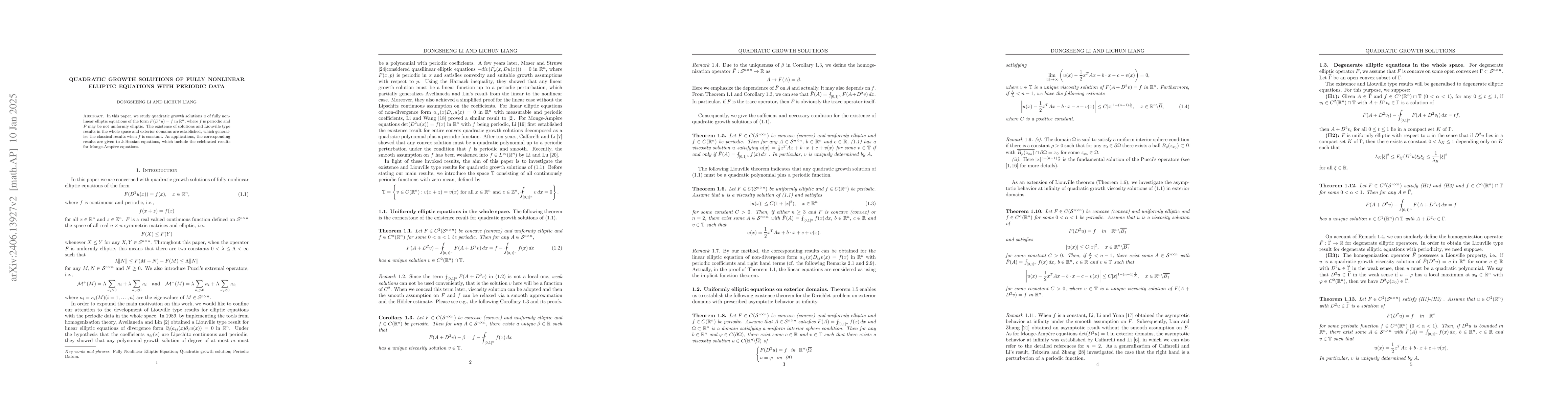 Thumbnail for Fully Nonlinear Elliptic Equations With Periodic Data