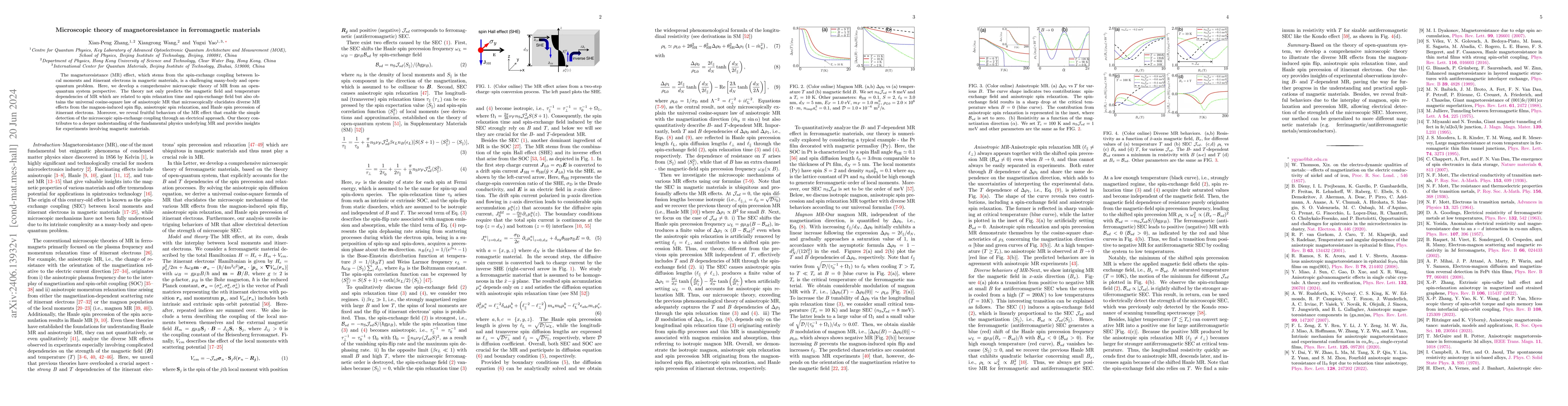 Thumbnail for Microscopic theory of magnetoresistance in ferromagnetic materials