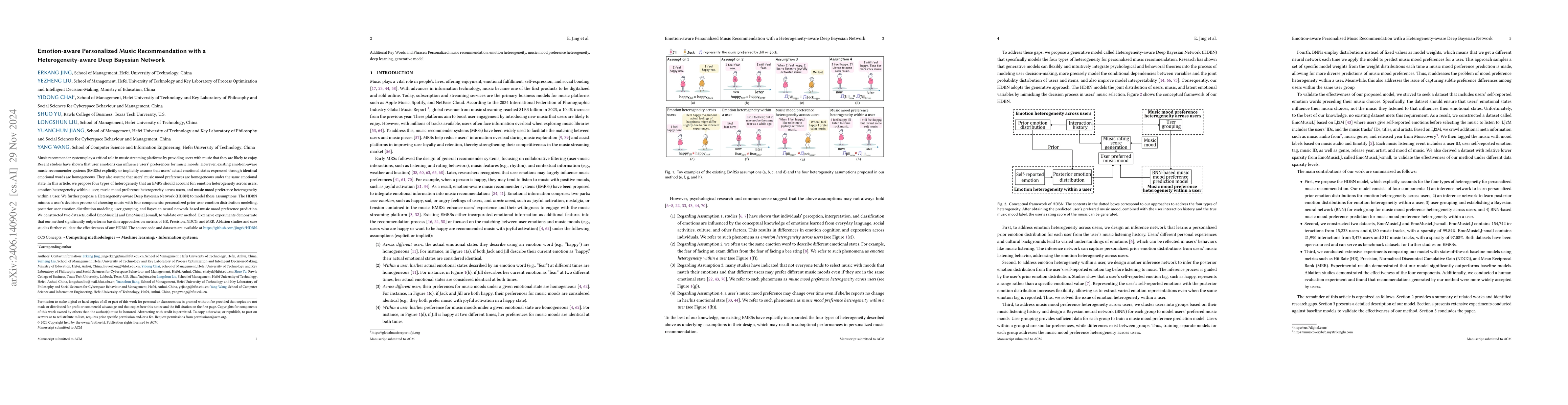 Thumbnail for Personalized Music Recommendation with a Heterogeneity-aware Deep
  Bayesian Network