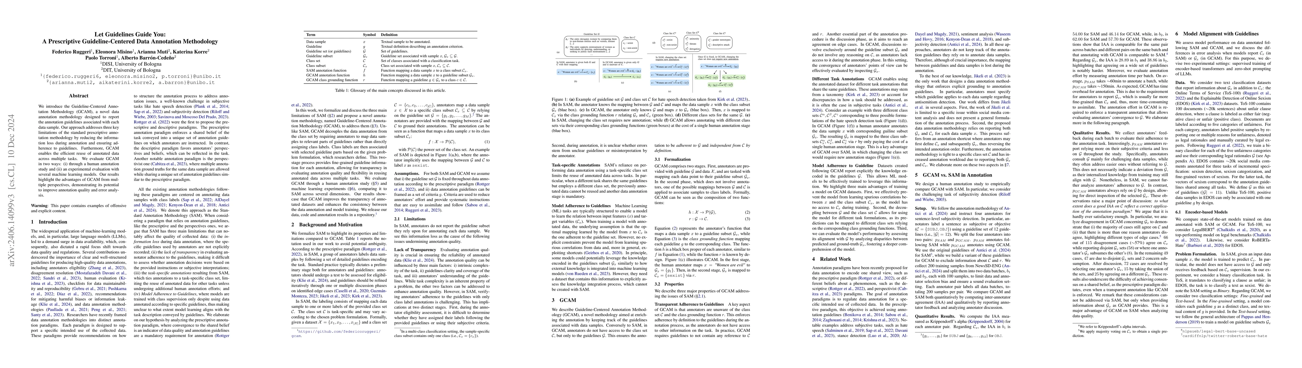 Thumbnail for Let Guidelines Guide You: A Prescriptive Guideline-Centered Data
  Annotation Methodology