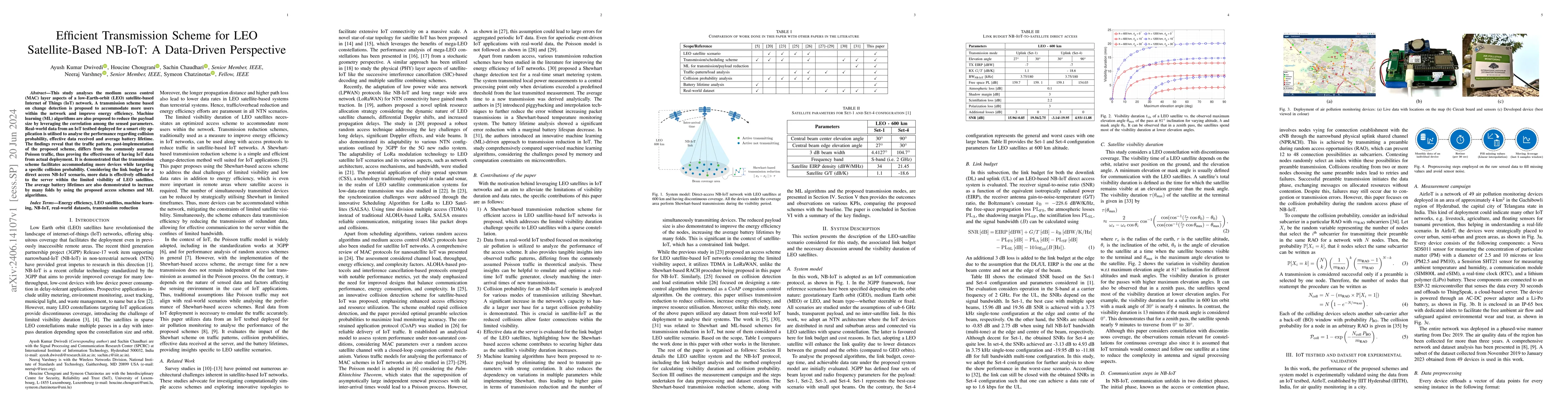 Thumbnail for Efficient Transmission Scheme for LEO Satellite-Based NB-IoT: A
  Data-Driven Perspective