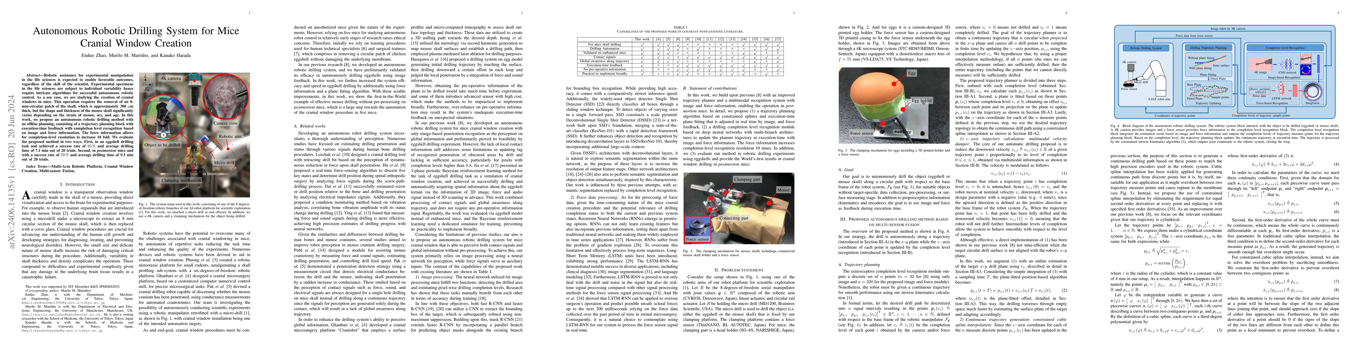 Thumbnail for Autonomous Robotic Drilling System for Mice Cranial Window Creation