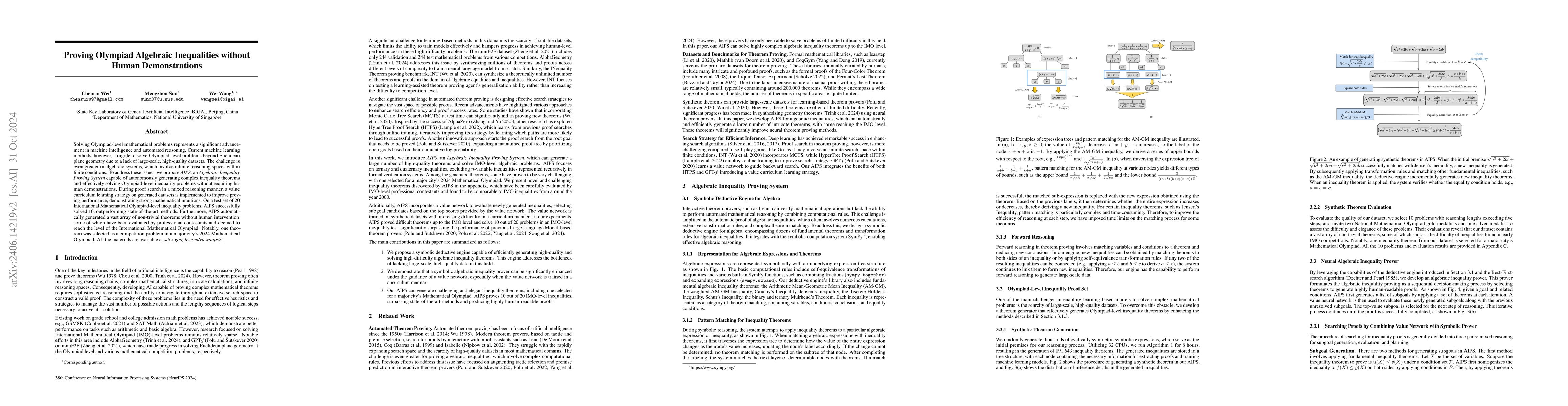 Thumbnail for Proving Olympiad Algebraic Inequalities without Human Demonstrations
