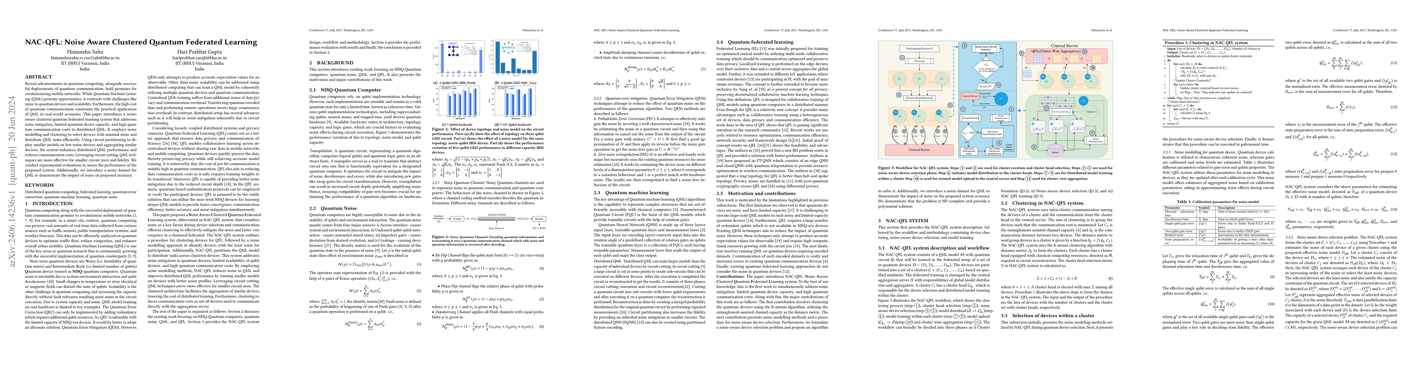 Thumbnail for NAC-QFL: Noise Aware Clustered Quantum Federated Learning