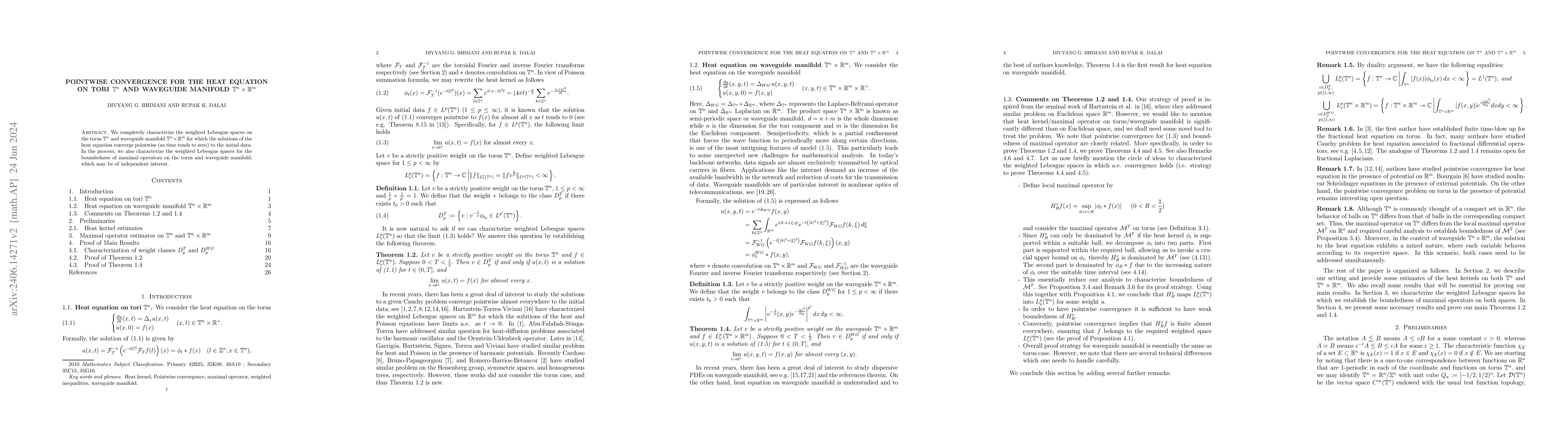 Thumbnail for Pointwise convergence for the heat equation on tori $\mathbb T^n$ and
  waveguide manifold $\mathbb T^n \times \mathbb R^m$