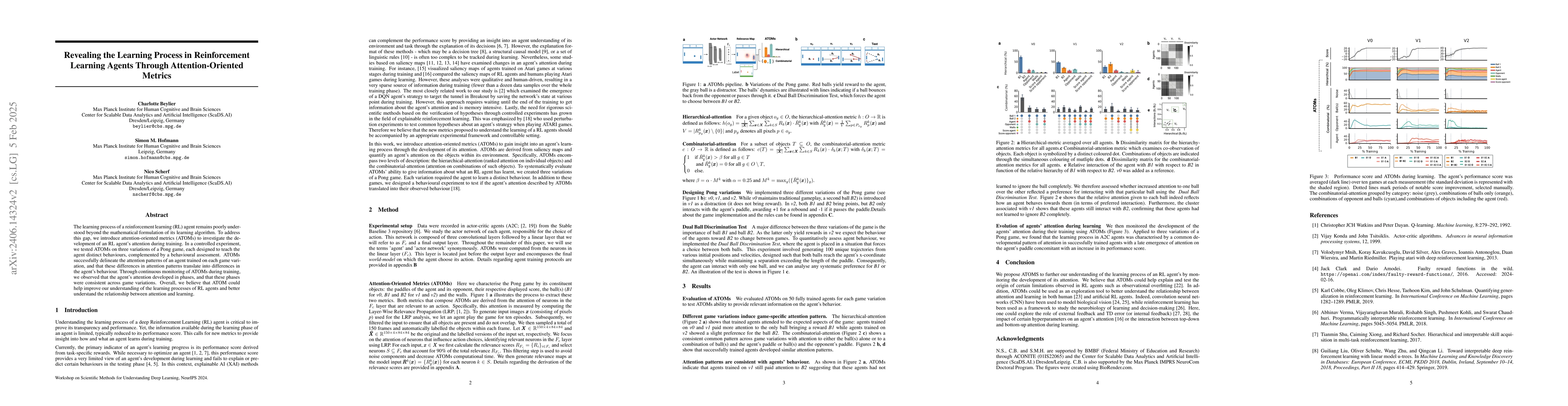 Thumbnail for Revealing the learning process in reinforcement learning agents through
  attention-oriented metrics