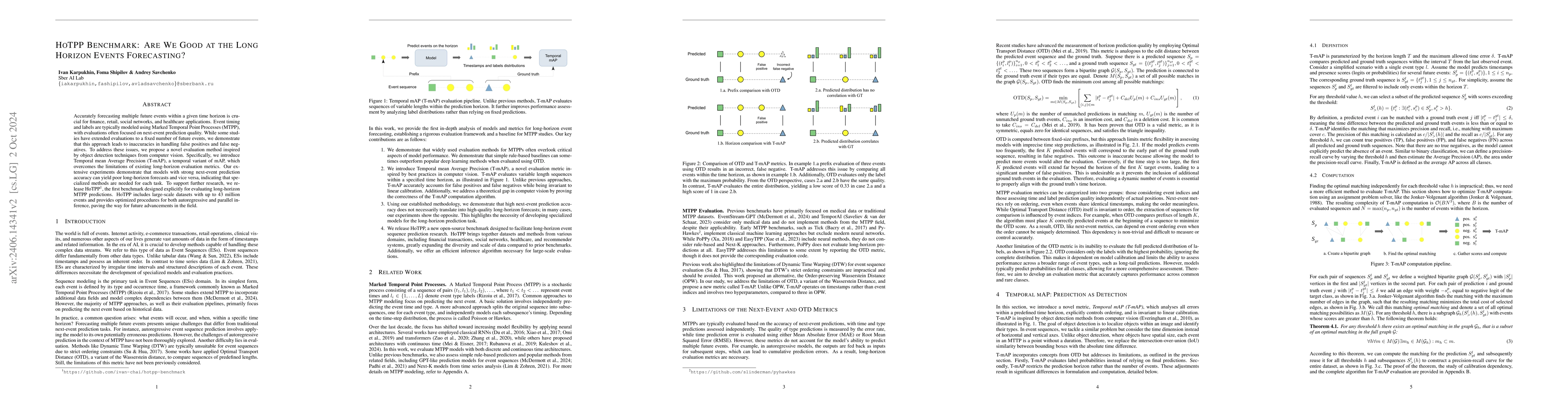 Thumbnail for HoTPP Benchmark: Are We Good at the Long Horizon Events Forecasting?