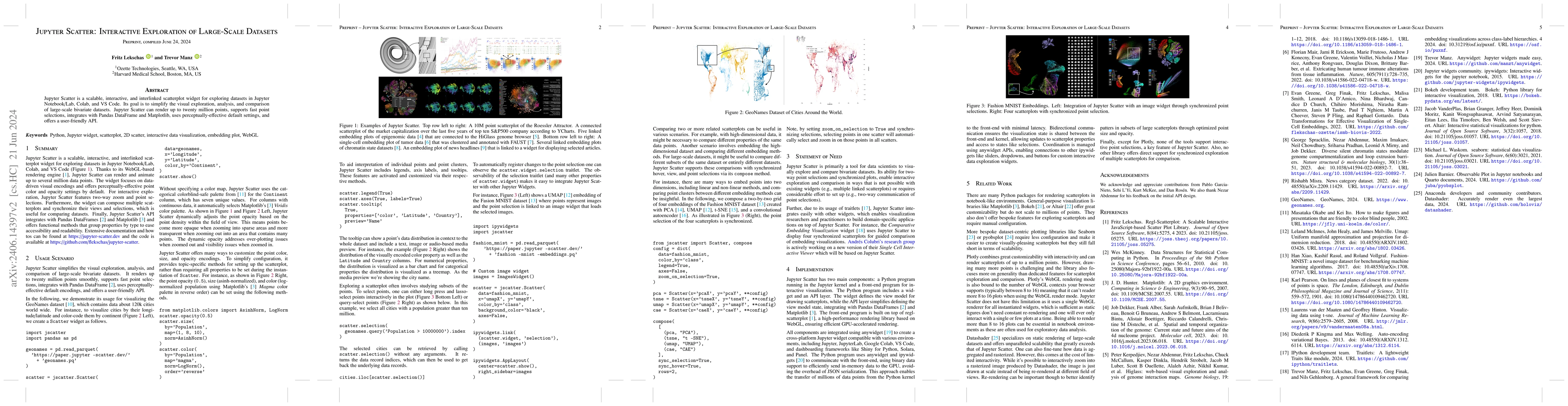 Thumbnail for Jupyter Scatter: Interactive Exploration of Large-Scale Datasets