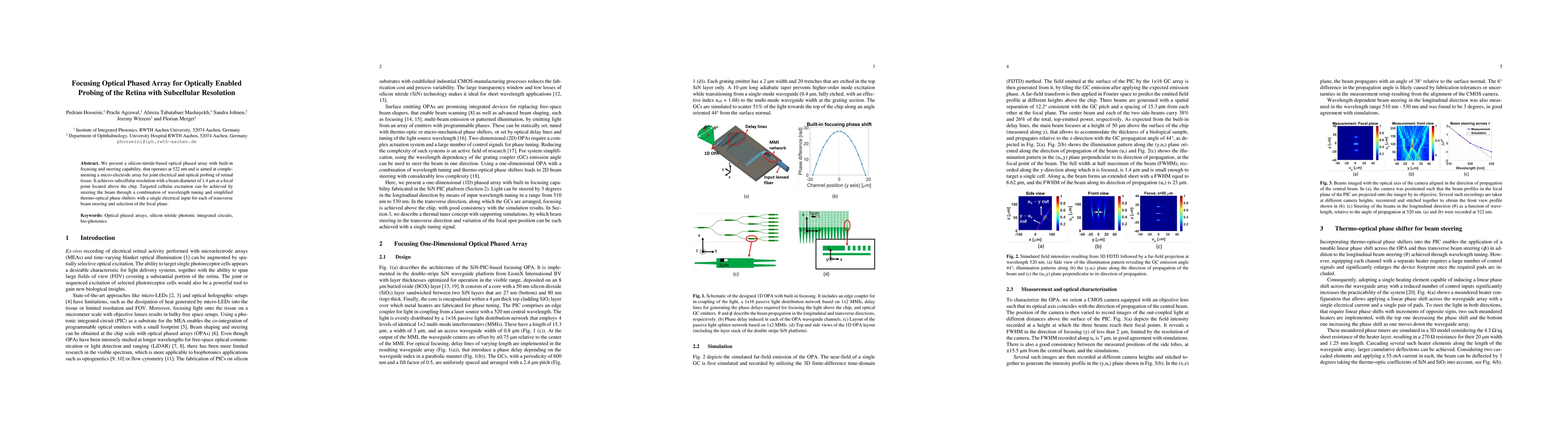 Thumbnail for Focusing Optical Phased Array for Optically Enabled Probing of the
  Retina with Subcellular Resolution
