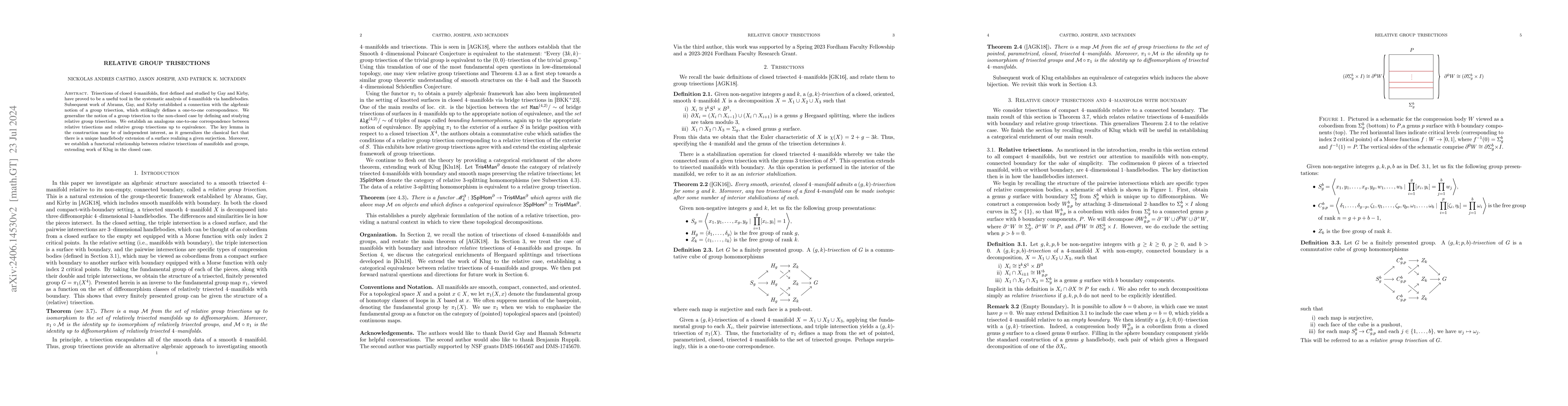 Thumbnail for Relative Group Trisections