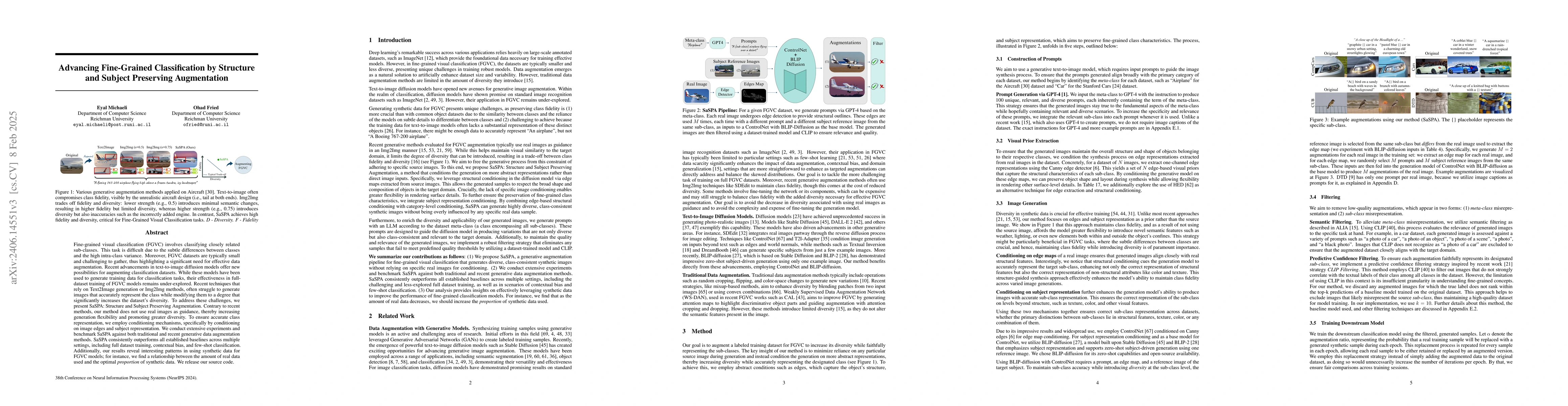 Thumbnail for Advancing Fine-Grained Classification by Structure and Subject
  Preserving Augmentation
