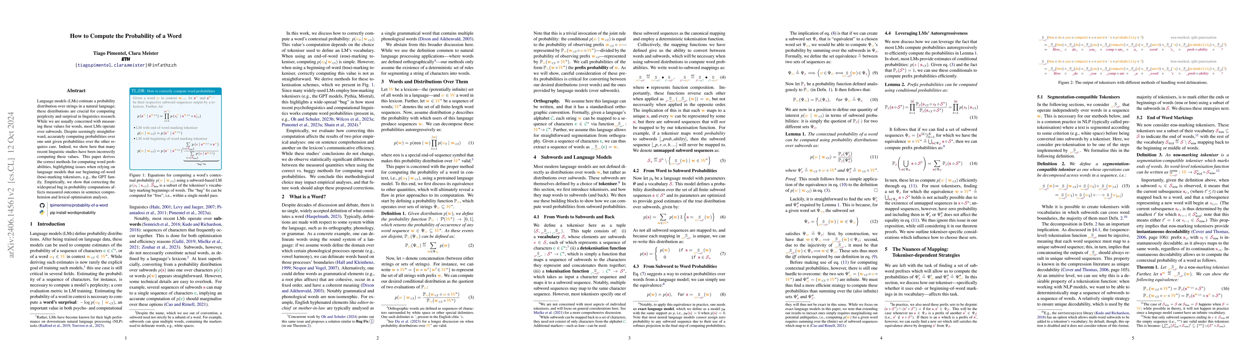 Thumbnail for How to Compute the Probability of a Word