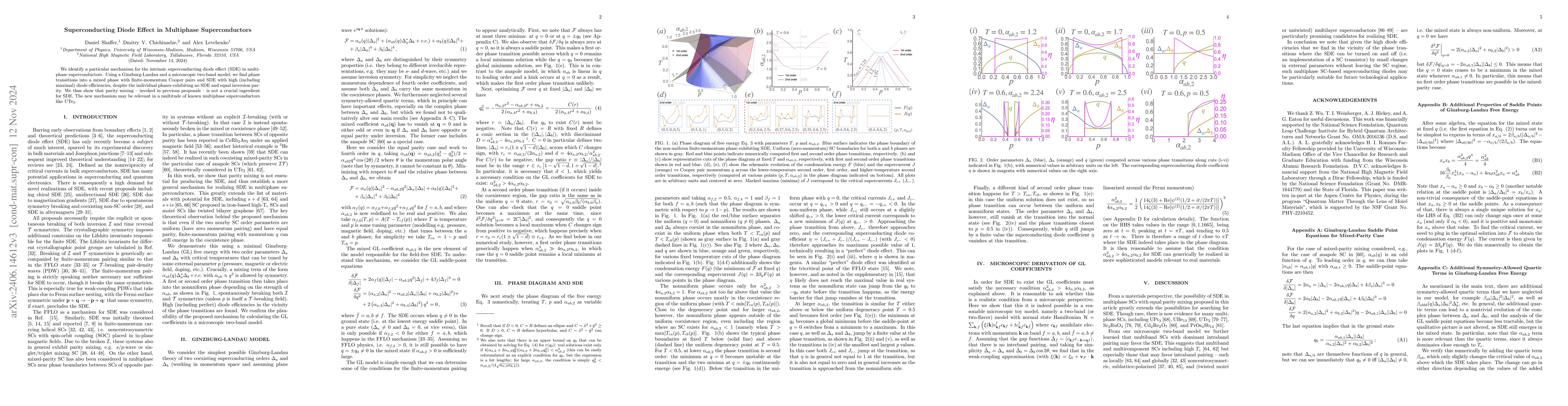 Thumbnail for Superconducting Diode Effect in Multiphase Superconductors