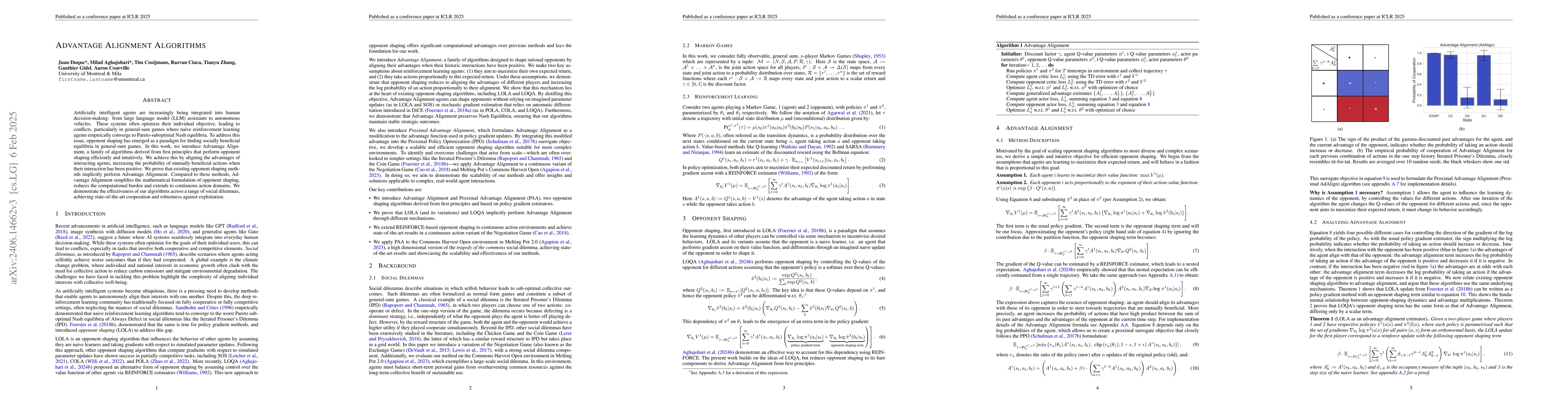 Thumbnail for Advantage Alignment Algorithms