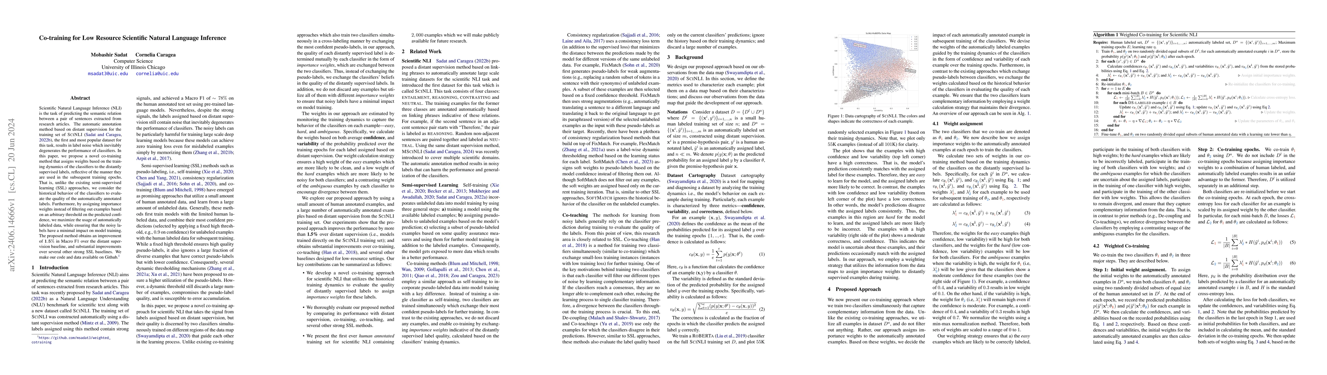Thumbnail for Co-training for Low Resource Scientific Natural Language Inference