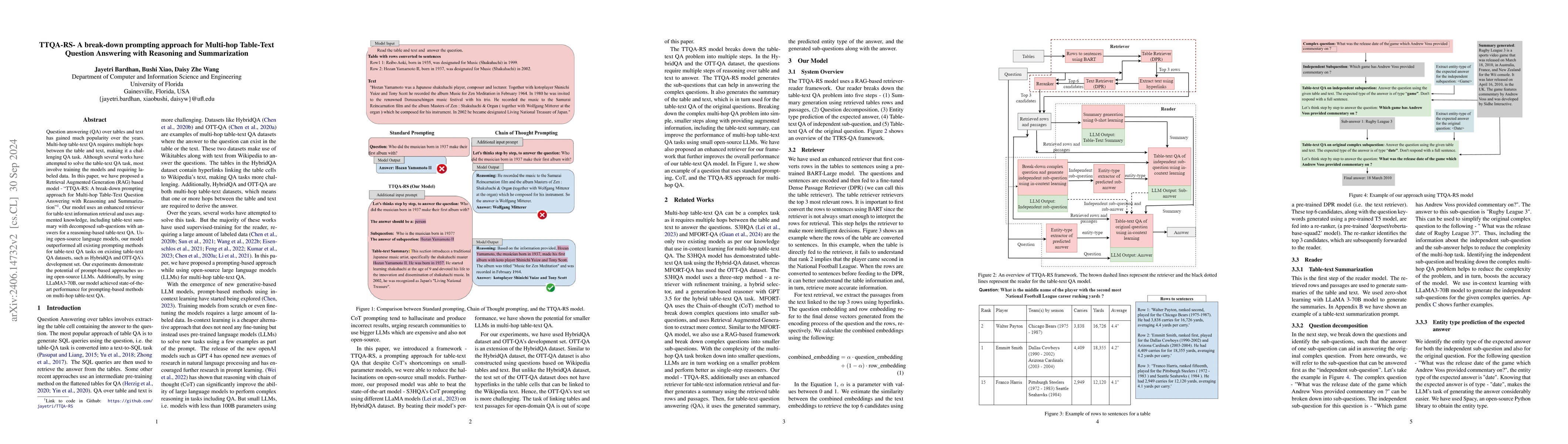 Thumbnail for TTQA-RS- A break-down prompting approach for Multi-hop Table-Text
  Question Answering with Reasoning and Summarization