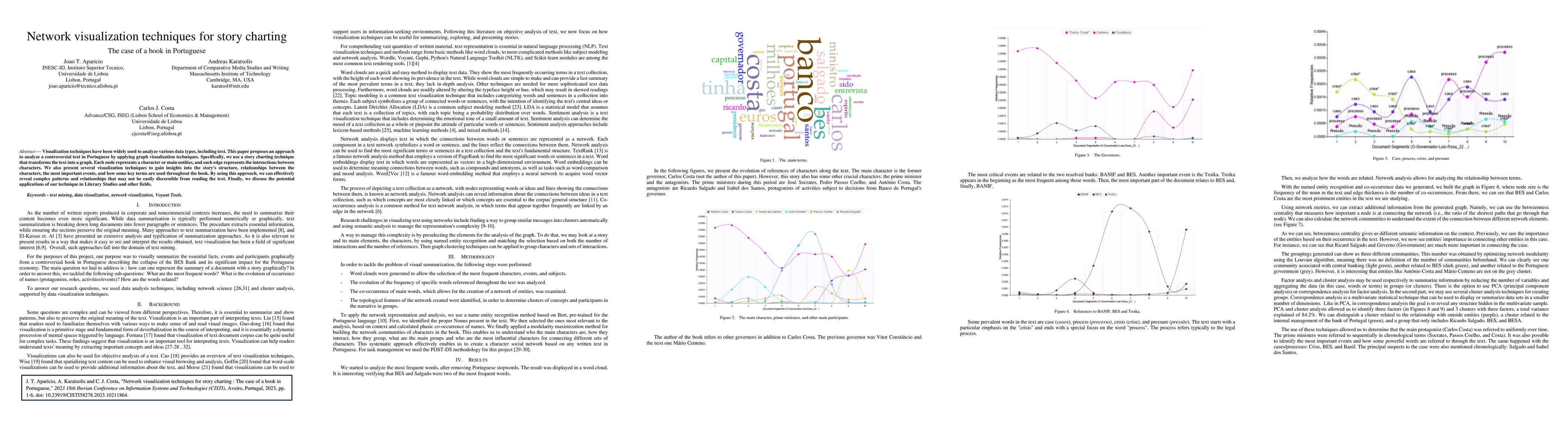 Thumbnail for Network visualization techniques for story charting
