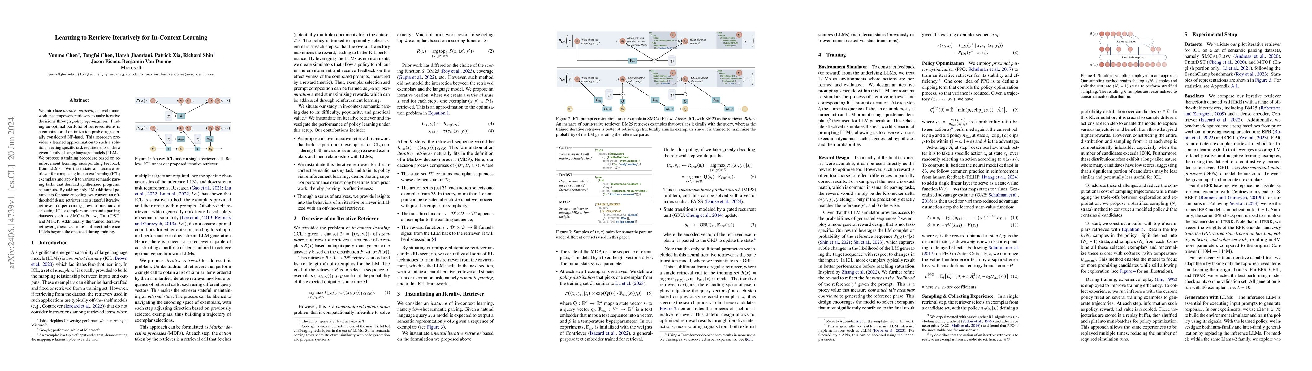 Thumbnail for Learning to Retrieve Iteratively for In-Context Learning