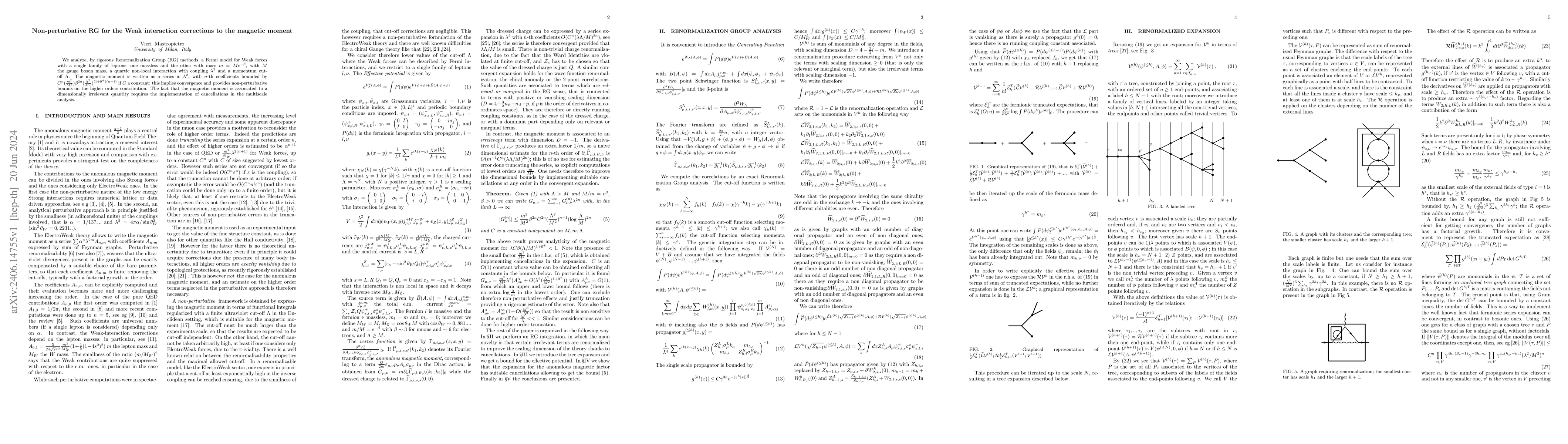 Thumbnail for Non-perturbative RG for the Weak interaction corrections to the magnetic
  moment