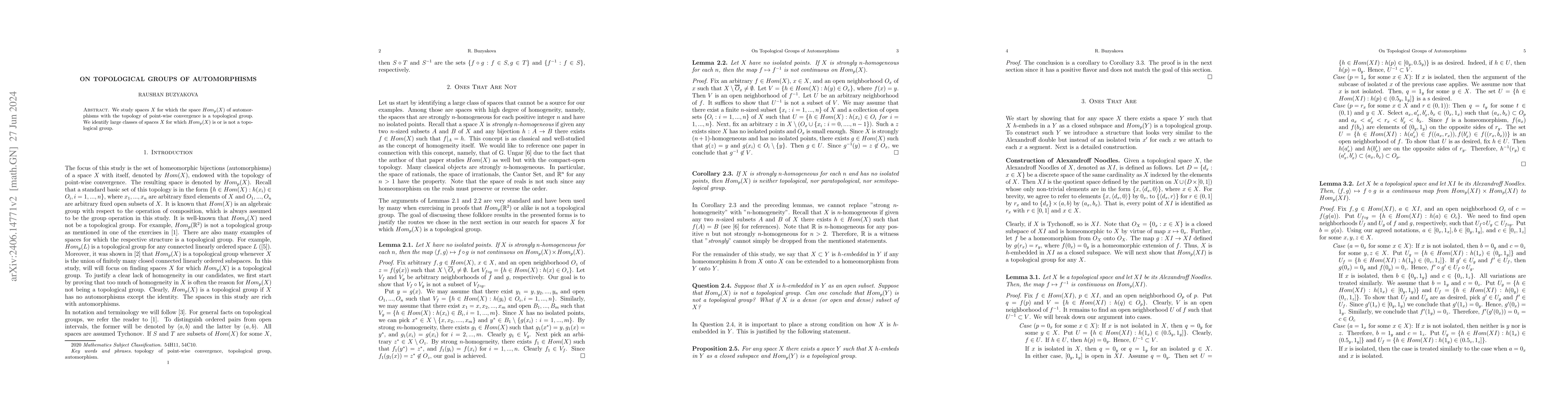 Thumbnail for On Topological Groups of Automorphisms