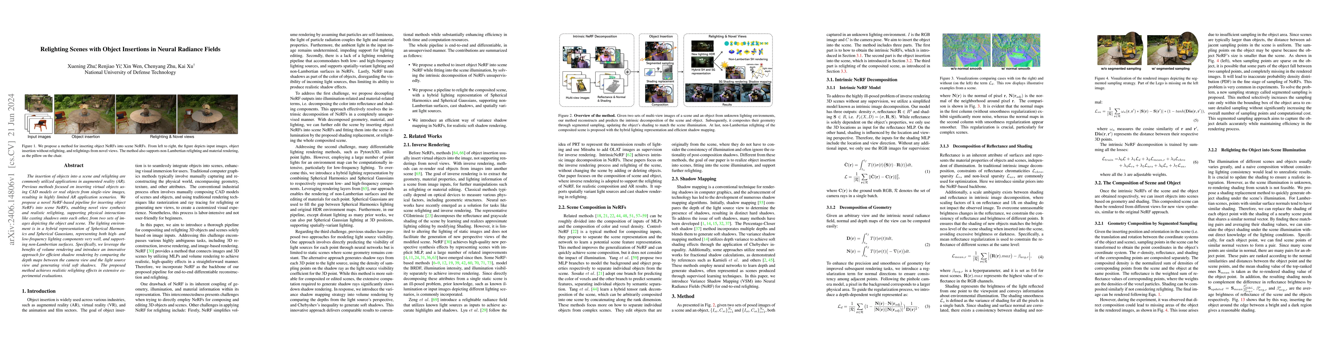 Thumbnail for Relighting Scenes with Object Insertions in Neural Radiance Fields
