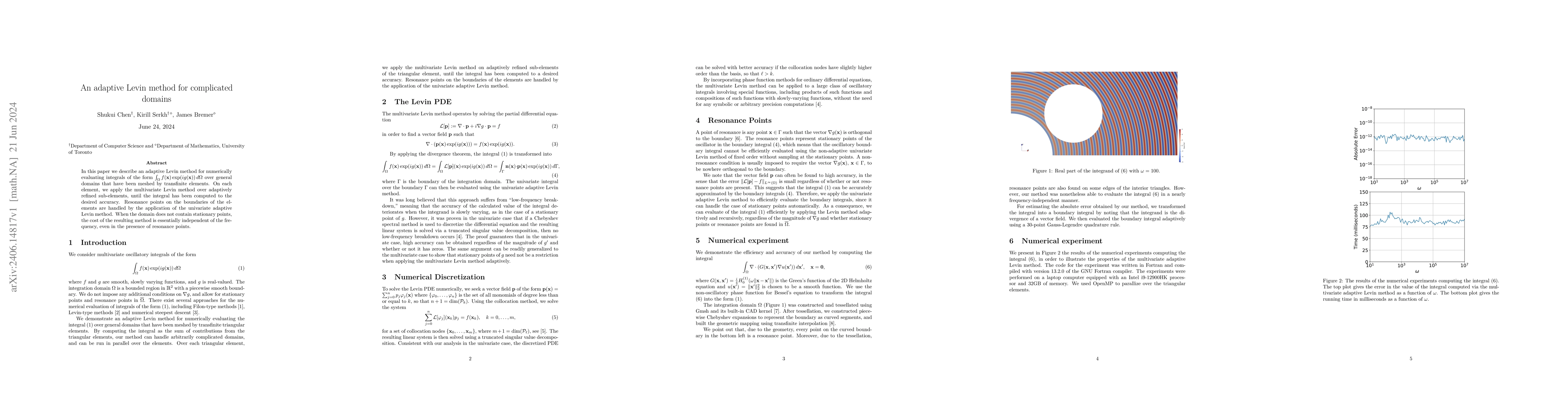 Thumbnail for An adaptive Levin method for complicated domains