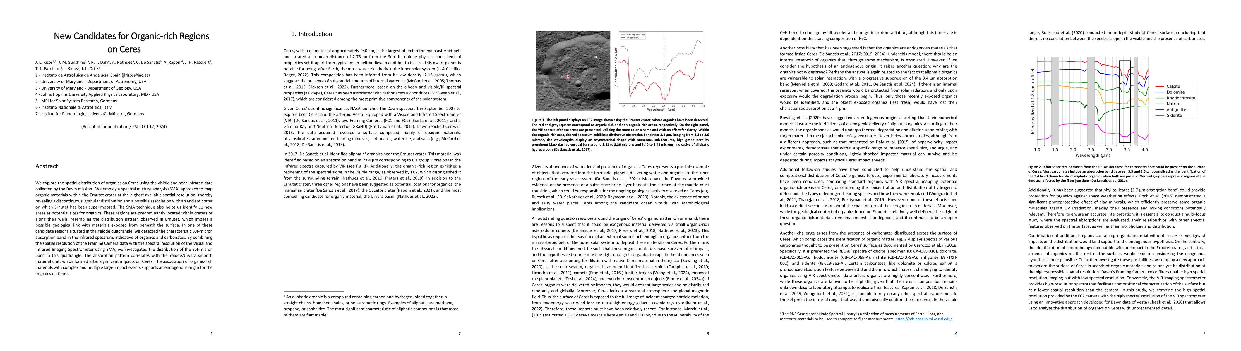 Thumbnail for New Candidates for Organic-rich Regions on Ceres