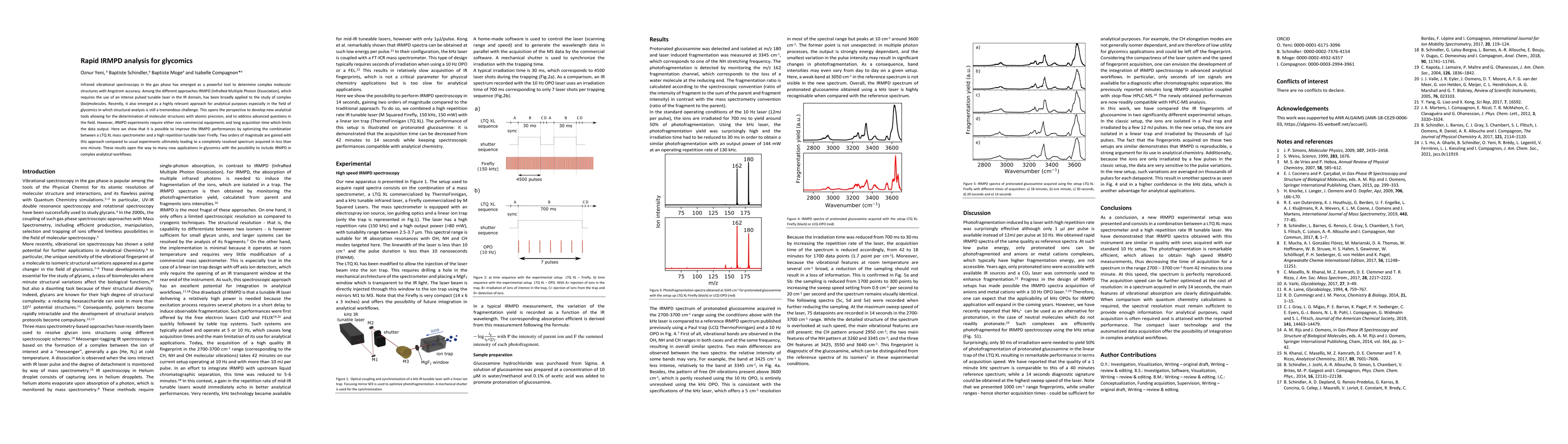 Thumbnail for Rapid IRMPD analysis for glycomics