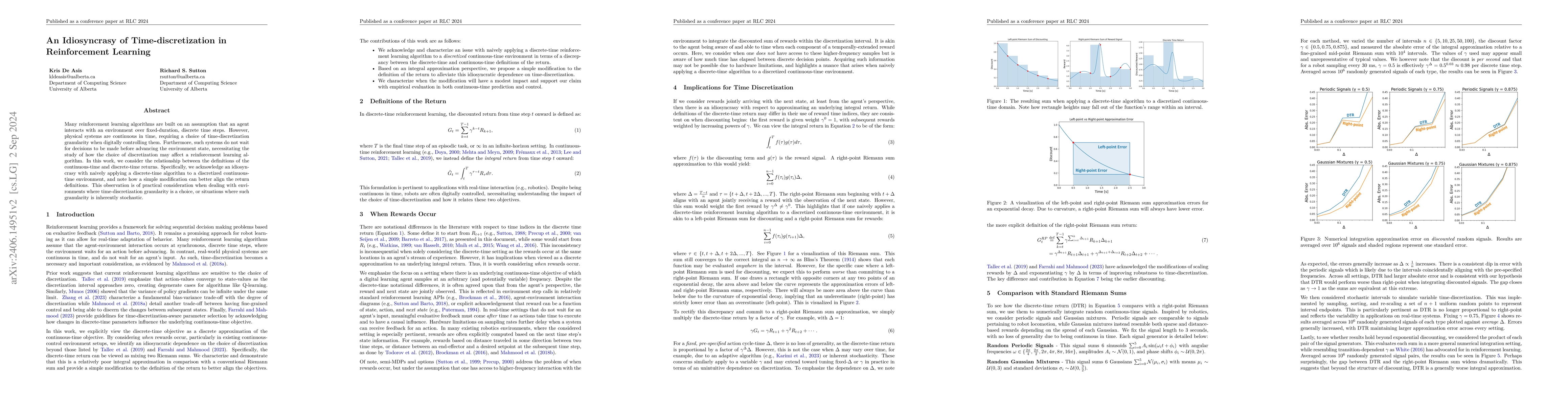 Thumbnail for An Idiosyncrasy of Time-discretization in Reinforcement Learning