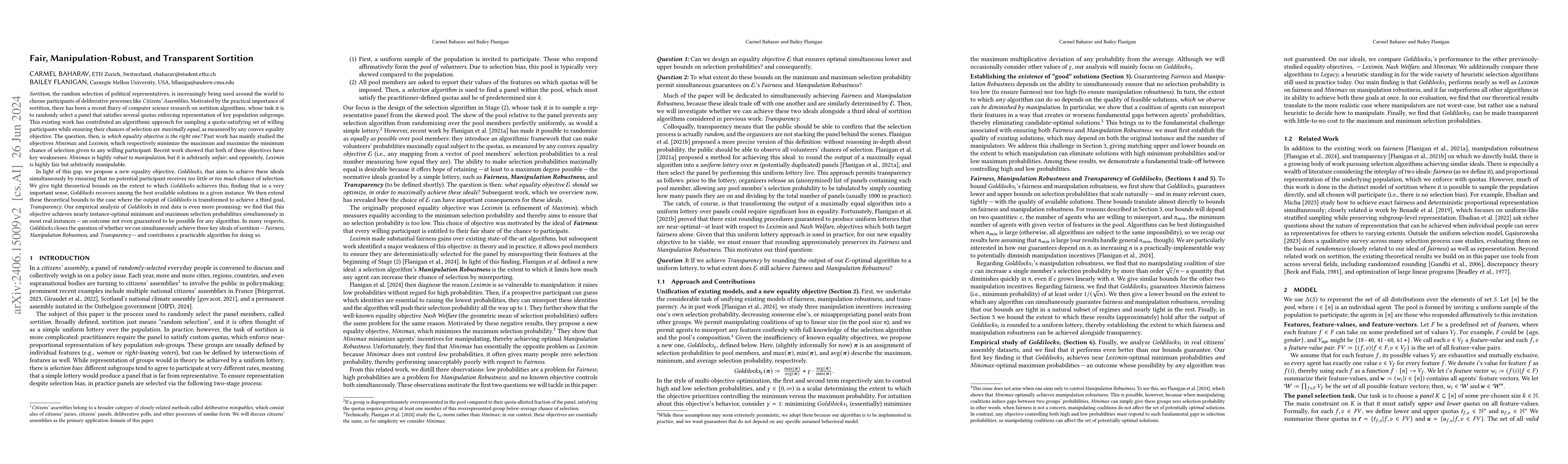 Thumbnail for Fair, Manipulation-Robust, and Transparent Sortition
