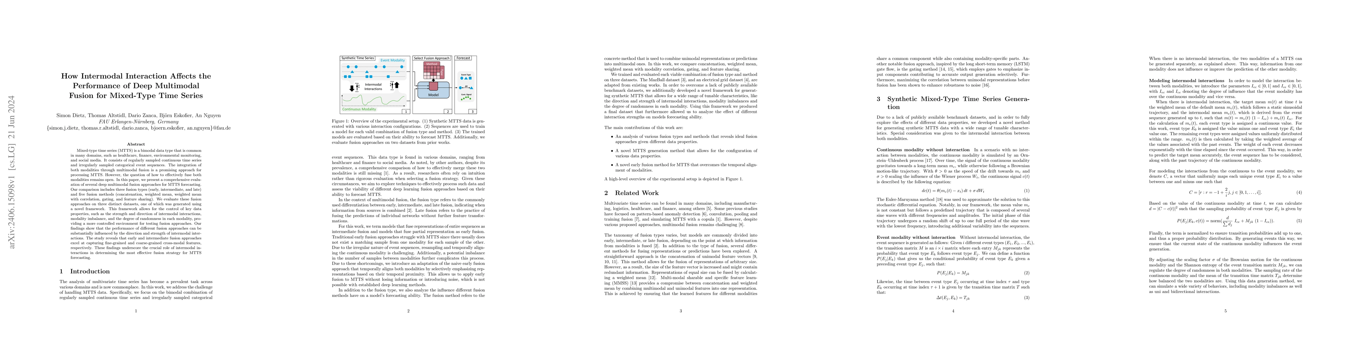 Thumbnail for How Intermodal Interaction Affects the Performance of Deep Multimodal
  Fusion for Mixed-Type Time Series