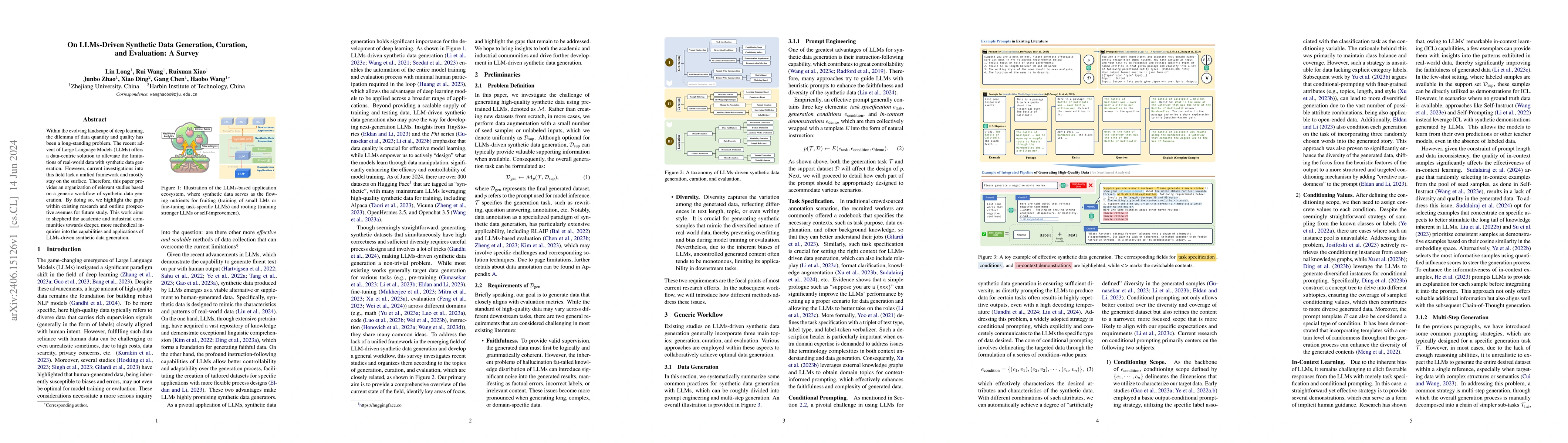 Thumbnail for On LLMs-Driven Synthetic Data Generation, Curation, and Evaluation: A
  Survey