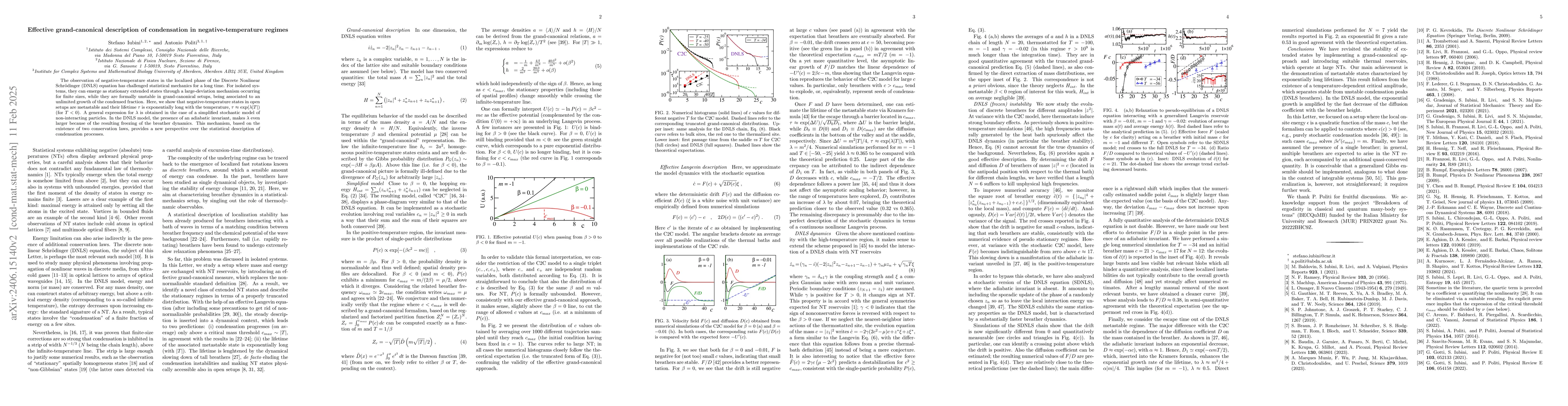 Thumbnail for Effective grand-canonical description of condensation in
  negative-temperature regimes