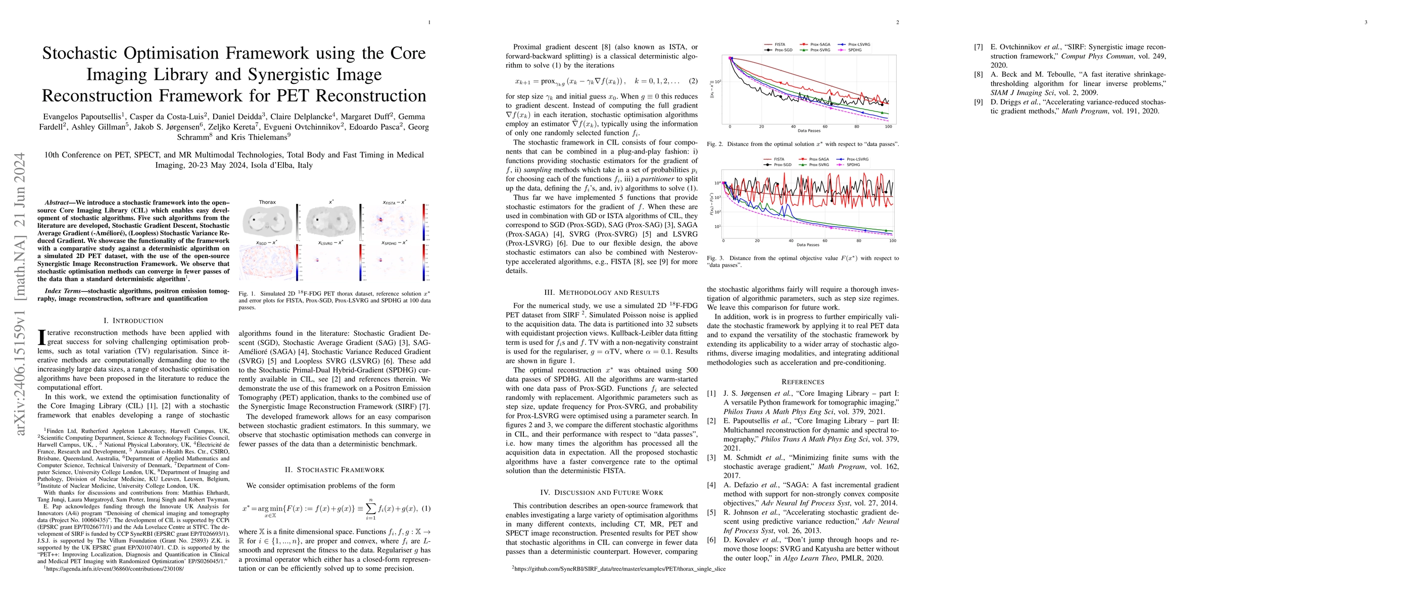 Thumbnail for Stochastic Optimisation Framework using the Core Imaging Library and
  Synergistic Image Reconstruction Framework for PET Reconstruction