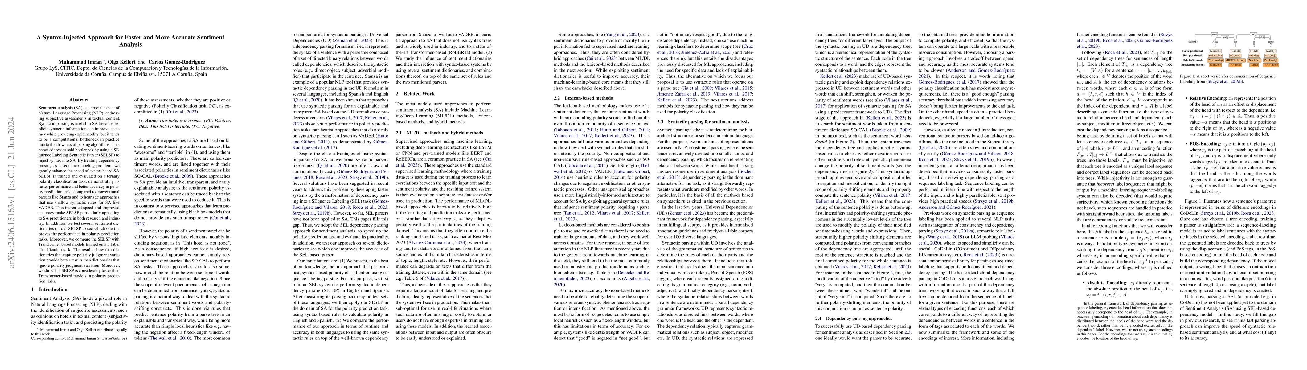 Thumbnail for A Syntax-Injected Approach for Faster and More Accurate Sentiment
  Analysis