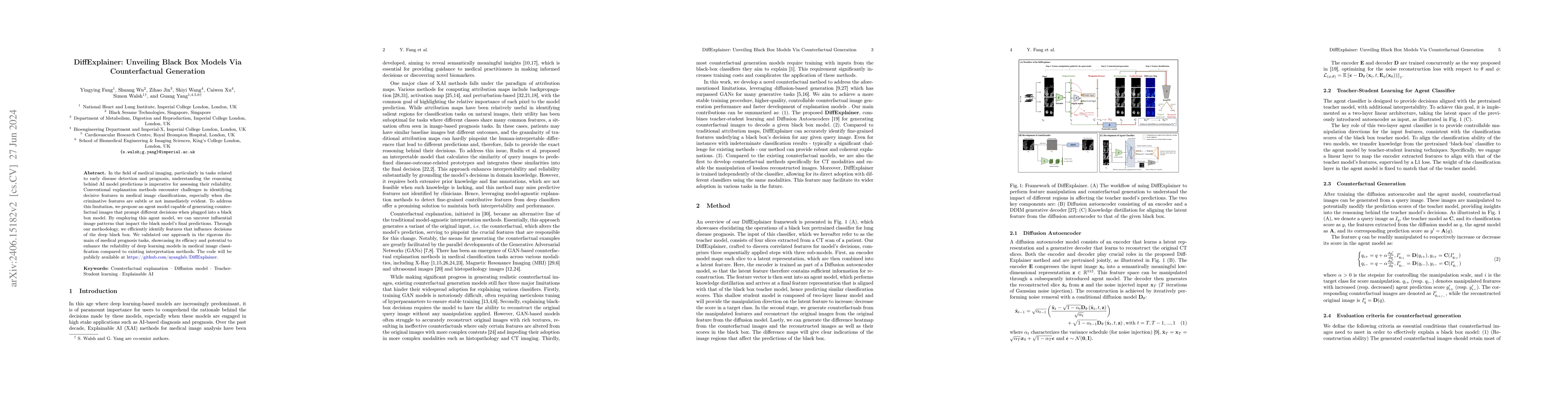 Thumbnail for DiffExplainer: Unveiling Black Box Models Via Counterfactual Generation