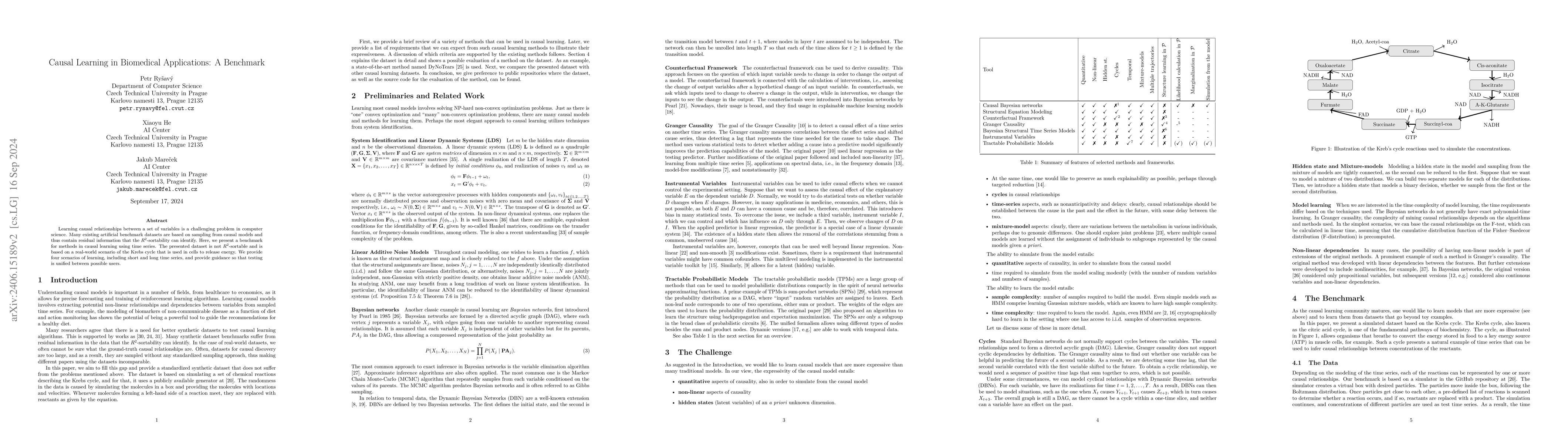 Thumbnail for Causal Learning in Biomedical Applications