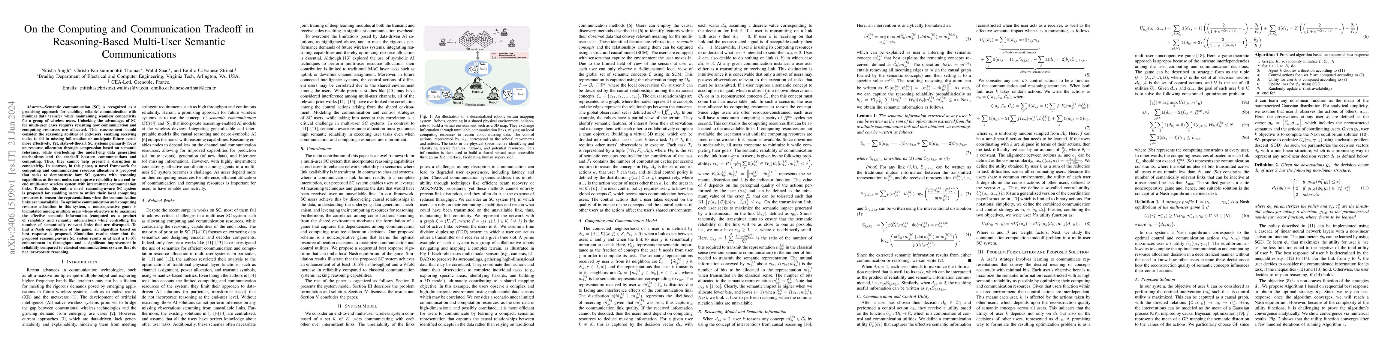 Thumbnail for On the Computing and Communication Tradeoff in Reasoning-Based
  Multi-User Semantic Communications