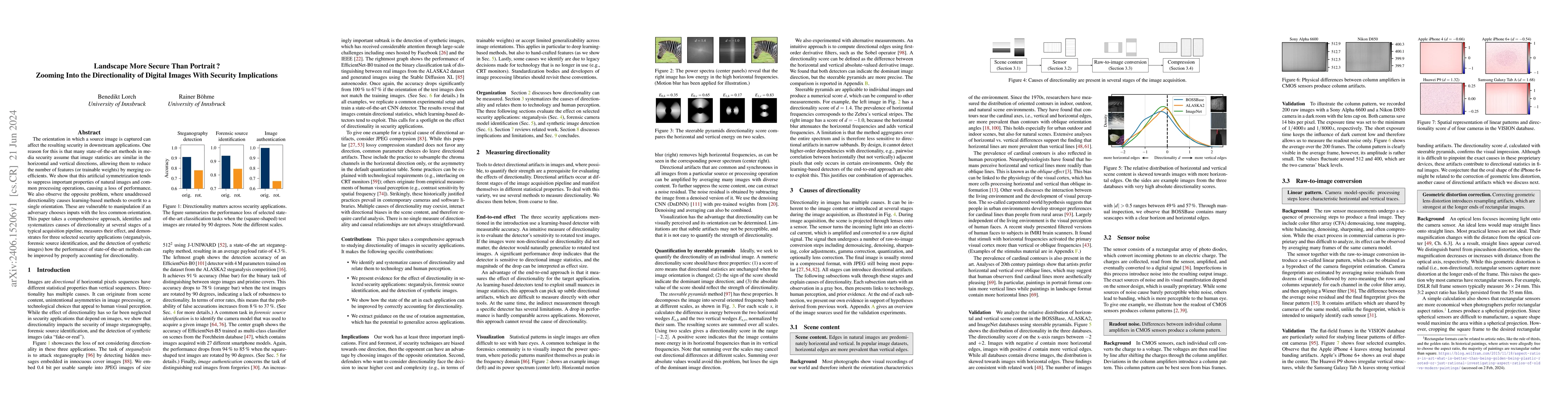 Thumbnail for Landscape More Secure Than Portrait? Zooming Into the Directionality of
  Digital Images With Security Implications