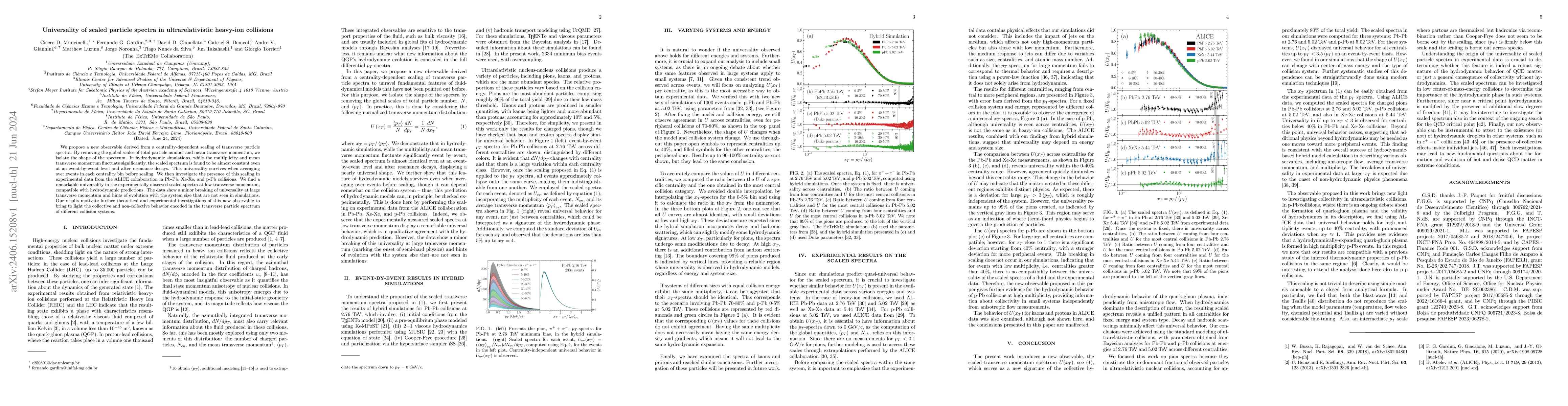 Thumbnail for Universality of scaled particle spectra in ultrarelativistic heavy-ion
  collisions