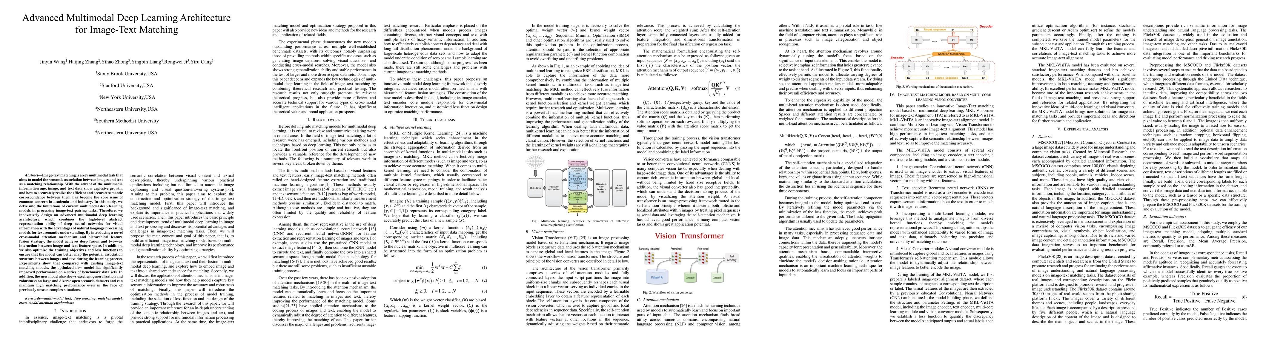 Thumbnail for Advanced Multimodal Deep Learning Architecture for Image-Text Matching