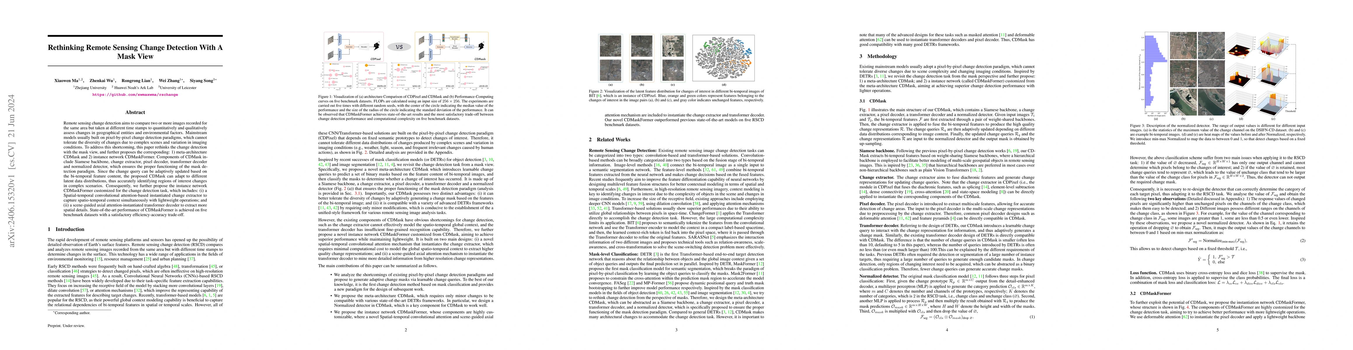 Thumbnail for Rethinking Remote Sensing Change Detection With A Mask View
