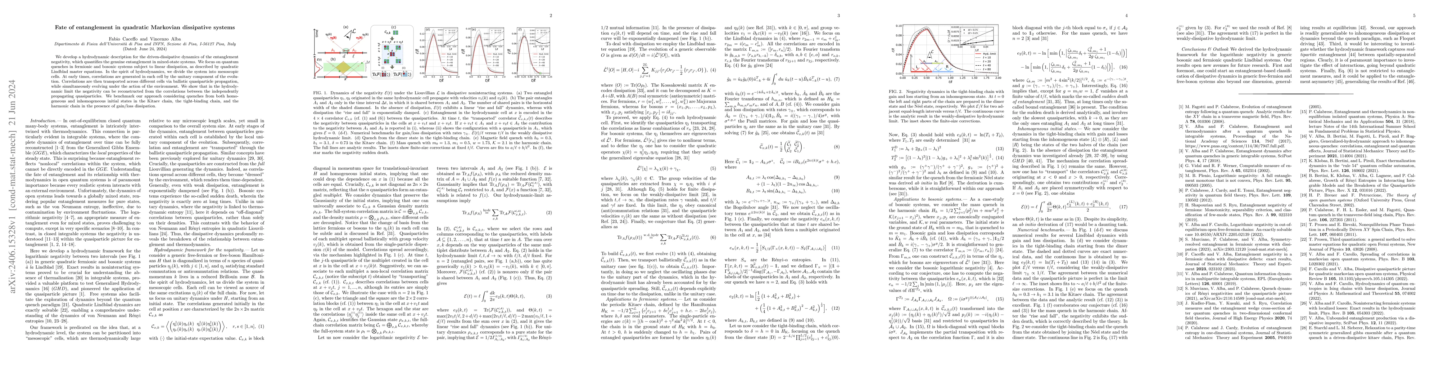 Thumbnail for Fate of entanglement in quadratic Markovian dissipative systems